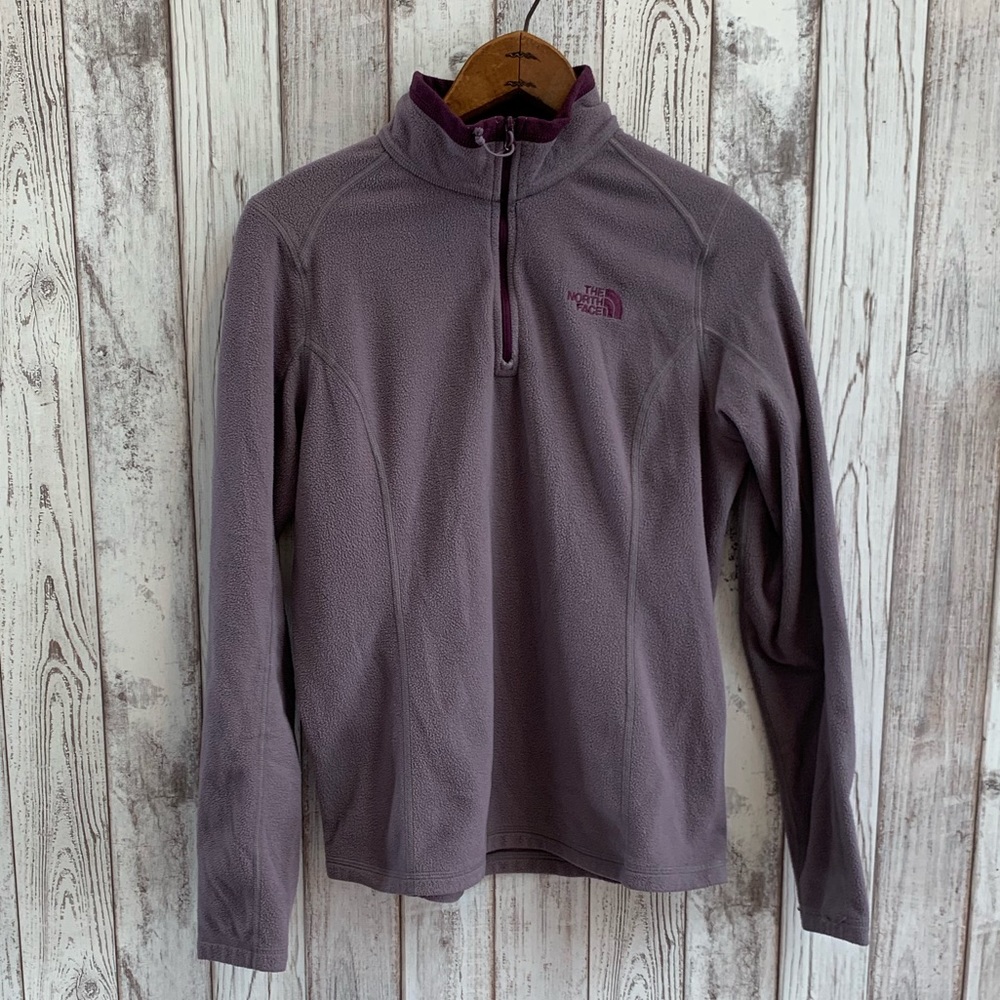 The North Face quarter zip fleece size Medium